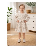 Müslin Pamuk Kumaş Çocuk Elbisesi – 1-5 Yaş