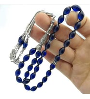 ATEŞ SIKMA KEHRIBAR TESBIH 925 AYAR ÖZEL PÜSKÜL TASARIMLI YENI MODEL YAZILI KUTULU GARANTILI