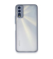 Vivo Y11s Kılıf Montreal Silikon Kapak - Gri