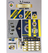 LİSANSLI FENERBAHÇE 17 PARÇA PREMIUM KIRTASİYE SETİ (Krem)