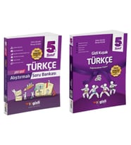 GİZLİ YAYINLARI 5.SINIF TÜRKÇE ALIŞTIRMALI SORU BANKASI - TÜRKÇE GİZLİ KUŞAK DEĞERLENDİRME FÖYLERİ