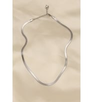 316L Çelik Silver Renk 45 cm İtalyan Zincir Model Kadın Kolye 5886