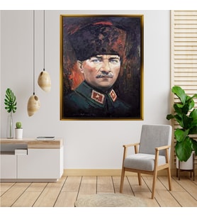 ÇERÇEVELİ ATATÜRK TABLO S152