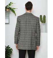 PLT8206 DEWBERRY ERKEK PALTO-EKOSE GRİ