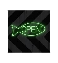 OPEN Yazılı ve Şekilli Neon Tabela