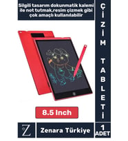 Premium Dijital Silgili Kalemli Çocuk Eğitim Tableti Grafik Ders Not Ödev Resim LCD Writing Tablet