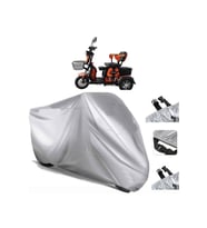 Arora Ar 1000 Moped Elektrikli Arka Çanta (bağlantı Tokalı) Uyumlu SolarBlock  Motosiklet Brandası (Siyah)
