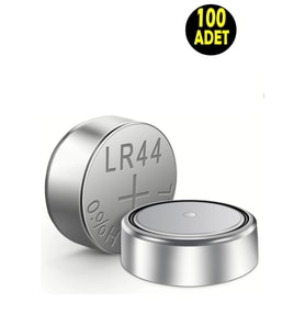 100 Adet Ag13 lin Lr44h A76 Sr44 357 V13ga Düğme Para Pil (a 76 Ag 13 Terazi-saat-oyuncak Pili)