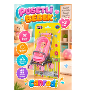 02424 Oydaş, Anlily Pusetli Bebek / Kartela / +3 yaş