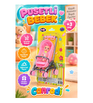 02424 Oydaş, Anlily Pusetli Bebek / Kartela / +3 yaş