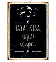 Ahşap MDF Poster (27x18cm)