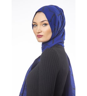 Jakar Dokuma Desen Jakarlı Modal Seri Şal Eşarp Askısı ile Birlikte 75x200 cm Sa