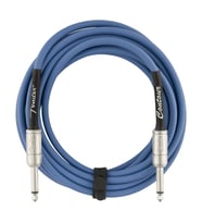 FENDER 0990571002 Contour Serisi Enstrüman Kablosu (4.5m) Lake Placid Blue, Örgülü Esnek Yapı, Gürültüsüz Sinyal İletimi, Yüksek Dayanıklılık
