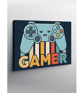Kanvas Tablo Gamer Kontrolcü Posteri