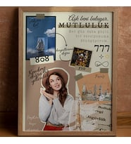 Kişiye Özel Manifest Tablo / Yılbaşı hediyesi / Kişiye Özel Hediye / Sevgiliye Hediye / Tablo / Poster / Özel hediye /  çerçeveli poster (Siyah)