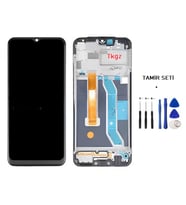 Oppo Realme C11 Uyumlu Lcd Ekran Dokunmatik Servis ÇITALI + TAMİR SETİ