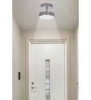 Modern Tual Hol Antre ve Giyinme Odası, Mutfak Beyaz ve Gri Led Avize