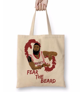 James Harden Fear The Beard Bez Çanta Uzun Saplı