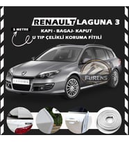 Renault Laguna 3 Oto Araç Kapı Koruma Fitili 5metre Parlak Beyaz Renk