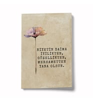 İyilik, Güzellik Merhamet Mini Defter (07)