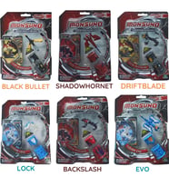 MONSUNO Lisanslı 6’lı Fusion Figür Seti – Black BuIIet, Shadowhornet, Driftblade, Lock, Backslash, Evo (Karışık)