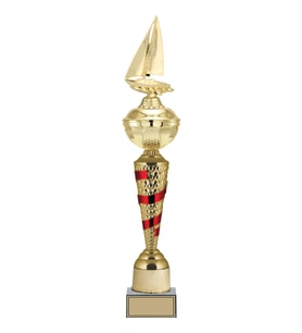 ODAK KUPA - Figürlü Kupalar - Yelken Figürlü Kupalar FG-077 A - 60 cm