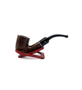 Şahin Sarı Yıldız Bent Billiard 9mm Filtreli Akrilik Saplı Pipo