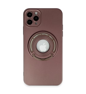 iPhone 12 Pro Kılıf Lukka Magneticsafe Kapak - Kahverengi