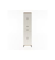 Hyperion Dolap 4 Raflı 2 Çekmeceli 4 Kapaklı 60x44x243 Çam-Aytaşı