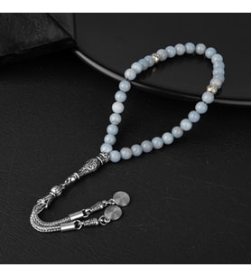 Anjelit Doğal Taş Tesbih 33lük - 6mm (Çok Renkli)