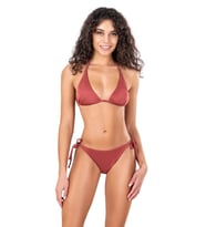 Endeep Kadın Aksesuarlı Üçgen Bikini Takımı