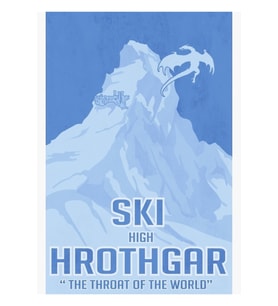 Kayak Hrothgar Tablo Ahşap Poster Dekoratif