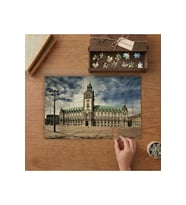 Hamburg Belediye Sarayı Tasarımı 240 parça Ahşap Puzzle Ahşap Kutuda MP06011