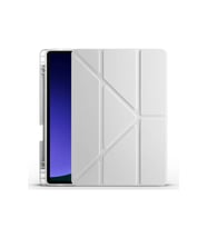 Samsung Galaxy Tab S9 Uyumlu Kılıf Zore Tri Folding Kalem Bölmeli Standlı Kılıf