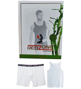 Erkek Premium Kalite Standart Kalıp Redzone Kutulu Bambu Atlet Boxer Takım