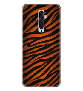 Oppo Reno 2Z 4 Lite 4 Pro 5 6 7 A31 Kılıf Desemli Silikon Leopar Yeni 1676