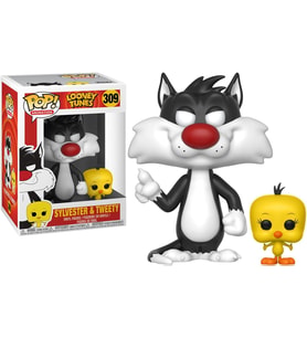 Funko Pop! Animasyon: Looney Tunes - Sylvester & Tweety Koleksiyon Oyuncak" (Krem)