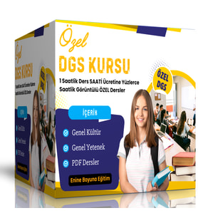 Özel DGS KURSU (İndirme Linki Gönderilmektedir)