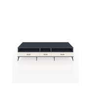 Kronos TV Ünitesi 3 Raflı 3 Çekmeceli  220x59x51 Antrasit-Antrasit/Aytaşı