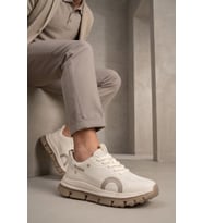 Buldozer 261410 Erkek Klasik Sneaker Bej