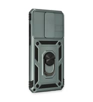 Note 8 Pro Kılıf Pars Lens Yüzüklü  - Yeşil