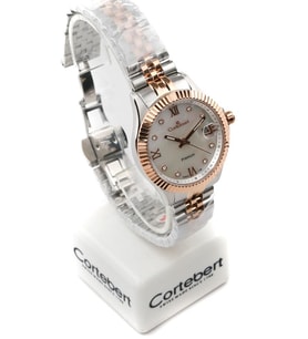Rose Gold  Cortebert Lüks Bayan Kol Saati