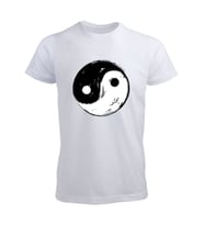 Yin Yang Tişörtü (Düz Beyaz)