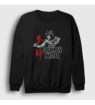 Presmono Unisex Siyah Drunken Master Jackie Chan Sweatshirt 331898tt