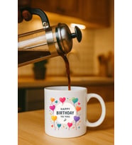 Happy Birthday To You Doğum Günü Bardağı (Beyaz-Altın)