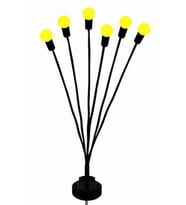 2'li Bahçe Çiti 6'lı Renkli Güneş Enerjili Led Lamba Royaleks-1085