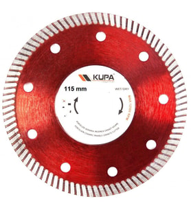 Kupa Seramik Fayans Hassas Kesme Taşı Daire Testere 115 mm. (Kırmızı)