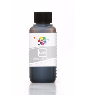 QC Epson T9131 T9139 T913A T913B Uyumlu Kartuş Mürekkebi PRO Serisi 100ml LLBK Pigment-A.Açık Siyah