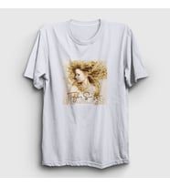 Presmono Unisex Beyaz Fearless Taylor Swift T-Shirt 311123tt