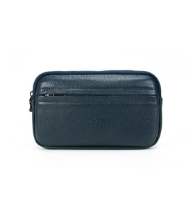 KANGAROO KINGDOM Hakiki Dana Deri Lacivert Erkek Portföy & Clutch El Çantası 1530-L (Lacivert)